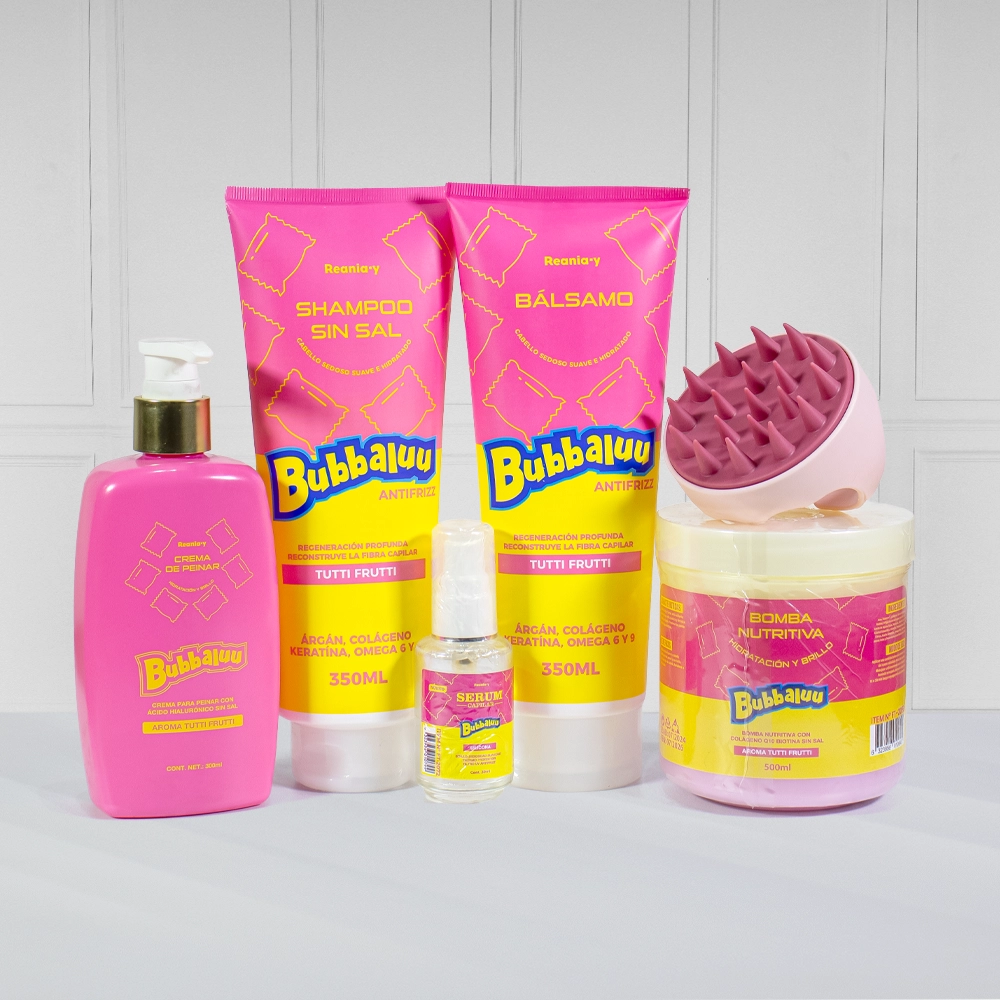 Kit Capilar Bubbaluu Tutti Frutti - Anti Frizz