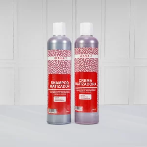 Shampoo y Crema Matizadora Rojo Reania.y 500ml